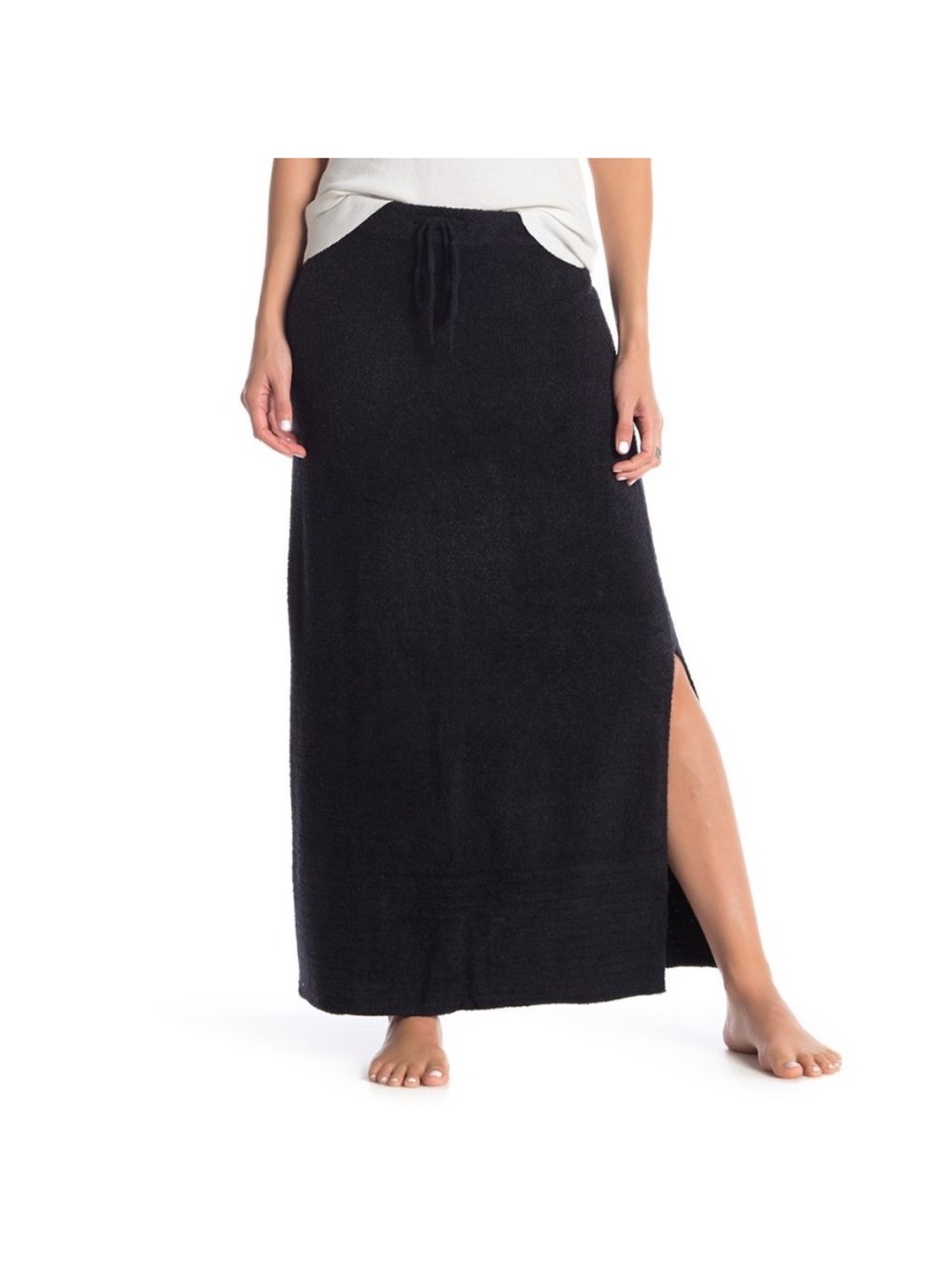 Barefoot Dreams Skirt Cozy Chic Lite Side Slit skirt